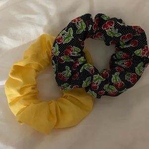 Cherry blossom scrunchie set